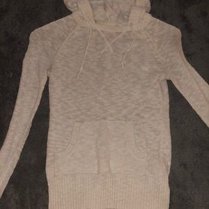 white sweater hoodie